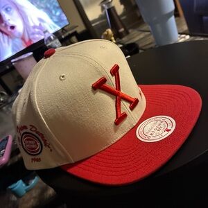 Malcom X Mitchell & Ness Detroit Pistons X Paper Planes 1965 Snapback Hat Rare